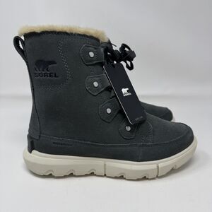 Sorel Explorer II Joan Boots Womens Size 5 Waterproof‎ Insulated Winter Fur Snow